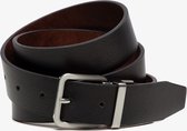 Reversible heren riem - Zwart - Maat 115