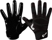 Cutters | American Football | S451 Receiver Handschoenen Solid | Volwassenen | Zwart | Large