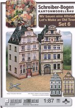 bouwplaat / modelbouw in karton Gebouwen : maak je eigen oude stad, schaal 1:87