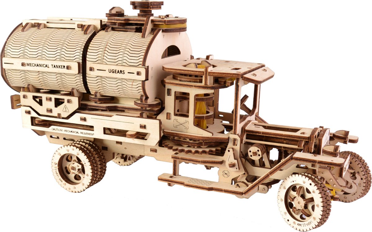 Ugears Modelbouw Hout Mechanische Tanker — afbeelding 3