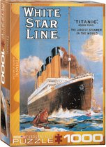 Eurographics puzzel Titanic White Star Line - 1000 stukjes