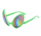 Alien Zonnebril - Unisex - Groen - Gekleurde Lens