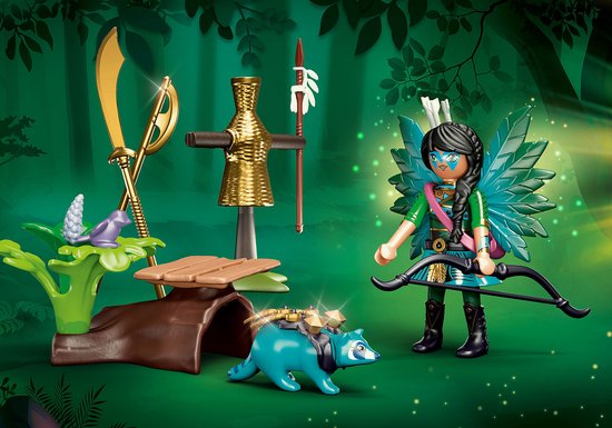 PLAYMOBIL  Starter Pack Knight Fairy avec raton laveur - 70905