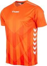 Hummel Zeno Limited Shirt Korte Mouw Heren - Oranje | Maat: XXL