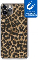 Apple iPhone 11 Pro Hoesje - My Style - Magneta Serie - TPU Backcover - Leopard - Hoesje Geschikt Voor Apple iPhone 11 Pro