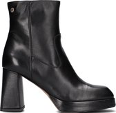 Notre-V Ao132 Enkellaarsjes - Enkelboots met rits - Dames - Zwart - Maat 38