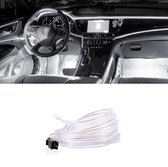 Auto Sfeerverlichting Neon Led strip 1 meter inclusief sigarettenaansteker +/-  kleur Wit