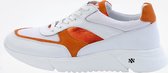 KUNOKA Ari Orange - Sneakers Dames - maat 36 - Oranje Wit