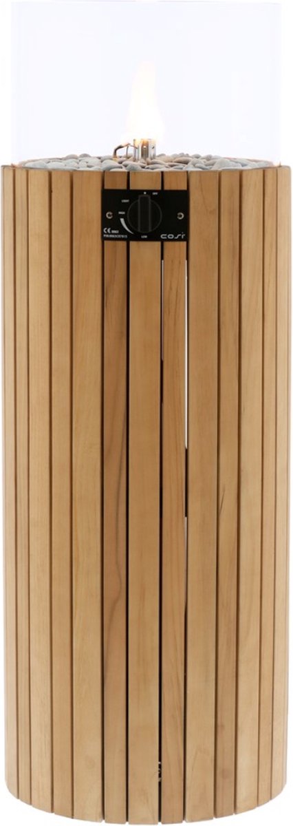 Cosiscoop Pillar Teak L - Vuurtafels - Hout - Bruin