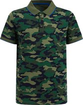 WE Fashion Jongens polo met camouflagedessin