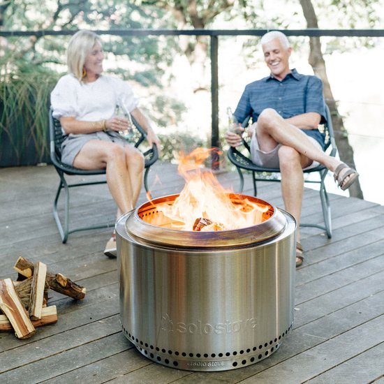 Solo Stove Ranger-standaard, Accessoire Voor De Vuurkorf Roestvrijstalen Standaard Voor Alle Terrassen Tuinen 33 Cm Hoogte 7 Cm 701424640