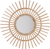 Sphera Spiegel Rond - 58 cm -Bruin/Rotan