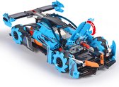 Bestuurbare Auto Blauw - Bouwpakket - Speelgoed Auto - Groot RC Voertuig - 2.4G Afstandsbediening - Elektrische Wagen - Stunt Wagen