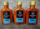 Carolina Reaper Hot Sauce Pakket DIY Set - Maak Je Eigen Hot Sauce - Vegan & 100% Natuurlijk - Hot Sauce Pakket - Creatief cadeau voor vrienden en familie - Brievenbus Cadeau - Sau
