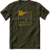 SU-33 Vliegtuig T-Shirt | Unisex leger Kleding | Dames - Heren Straaljager shirt | Army F16 | Grappig bouwpakket Cadeau | - Leger Groen - XXL