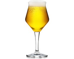 Cocora Speciaal Bierglazen - 30cl - 6 stuks - Bovengister - Sommelier - Bierglas op Voet - Hoogwaardig Kristalglas Image