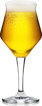 Cocora Speciaal Bierglazen - 30cl - 6 stuks - Bovengister - Sommelier - Bierglas op Voet - Hoogwaardig Kristalglas