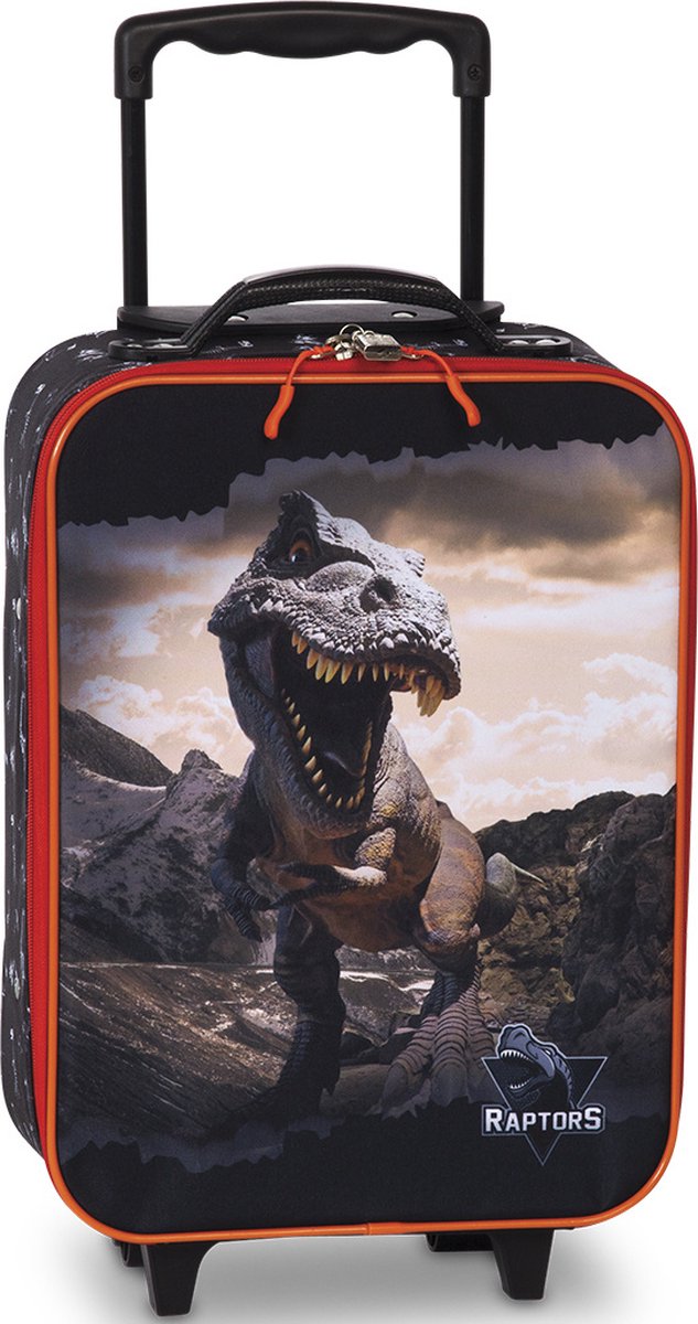 Fabrizio Trolley, Dinosaurus Raptors - 40 x 30 x 15 cm - Polyester