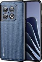 Dux Ducis - Telefoonhoesje geschikt voor de OnePlus 10 Pro  - Fino Series - Back Cover - Blauw