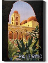 Walljar - Palermo - Muurdecoratie - Canvas schilderij