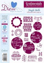 Sentimentals Jingle Bells A5 Unmounted Rubber Stamp Set (DS-BELLS)