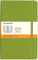 Moleskine - Classic Notitieboek - Large - Hardcover - Gelinieerd - Limegroen