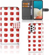 Telefoonhoesje Geschikt voor Samsung Galaxy A53 Book Case Paprika Red