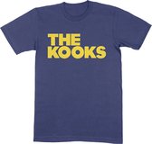 The Kooks Heren Tshirt -S- Logo Blauw