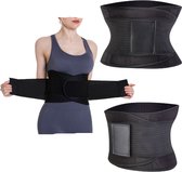 Waist Trainer Neopreen Afslank Gordel Maat S- Shaper Corset Band  - Afslankgordel-Afslankband - Sport Buik Shaper - Zweetband -Sauna Band - Afslankriem Zwart