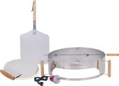 BBQPIZZA4YOU™ Grill- & Pizzaring Deluxe Set Compleet