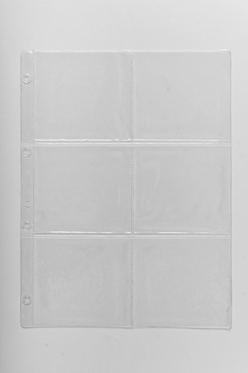 50 stuks fotohoezen DIN A4 transparante ansichtkaarthoezen 2 vakken van elk 22 x 15 cm, A4 verzamelhoezen, 100 vakken, kaartenhoezen, brochurehoezen met 11 gaten, doorzichtige hoezen om op te
