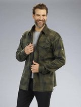 Terrax Fleece Shirt Olijf/Zwart Overhemd Heren