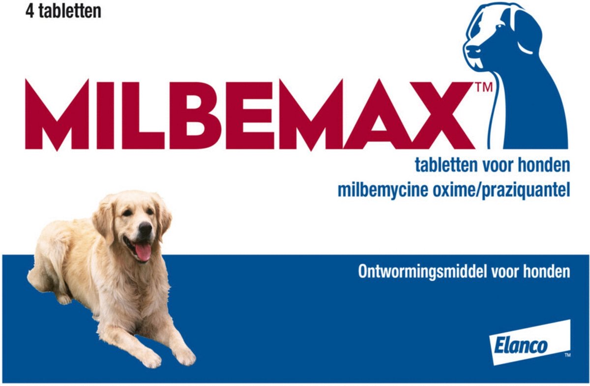 Milbemax Milbemax Hond - Anti wormenmiddel - 4 tab 10 Tot 75 Kg — afbeelding 5