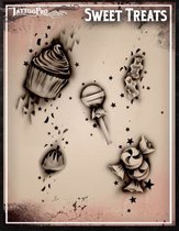 Wiser's Airbrush TattooPro Stencil - Sweet Treats