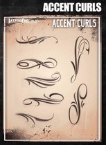 Wiser's Airbrush TattooPro Stencil – Accent Curls