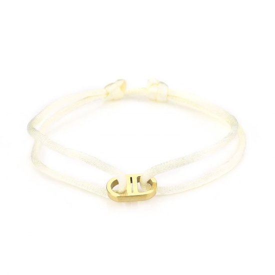 Michelle Bijoux bracelet goodlife corde Blanc