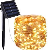 Homezie Tuinverlichting op zonneenergie - Buitenverlichting zonne energie - Buitenlamp - Led strip - Tuinverlichting - Waterdicht