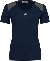 HEAD Club 22 Tech T-Shirt Sportshirt Dames Blauw - Maat XL