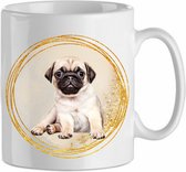 Mok Mopshond 1.3 | Hond| Cadeau| Cadeau | Beker 31 CL