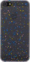 Apple iPhone 5/5s/SE Hoesje - Xccess - Spray Paint Serie - Hard Kunststof Backcover - Blauw - Hoesje Geschikt Voor Apple iPhone 5/5s/SE