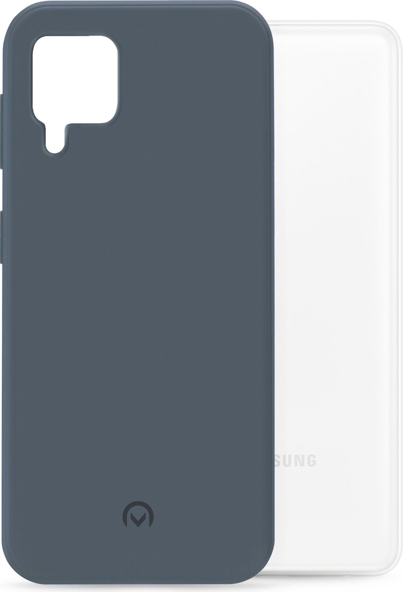 Mobilize Hoesje geschikt voor Samsung Galaxy A22 4G Telefoonhoesje Flexibel TPU | Mobilize Rubber Gelly Backcover | Galaxy A22 4G Case | Back Cover - Matt Blue | Blauw