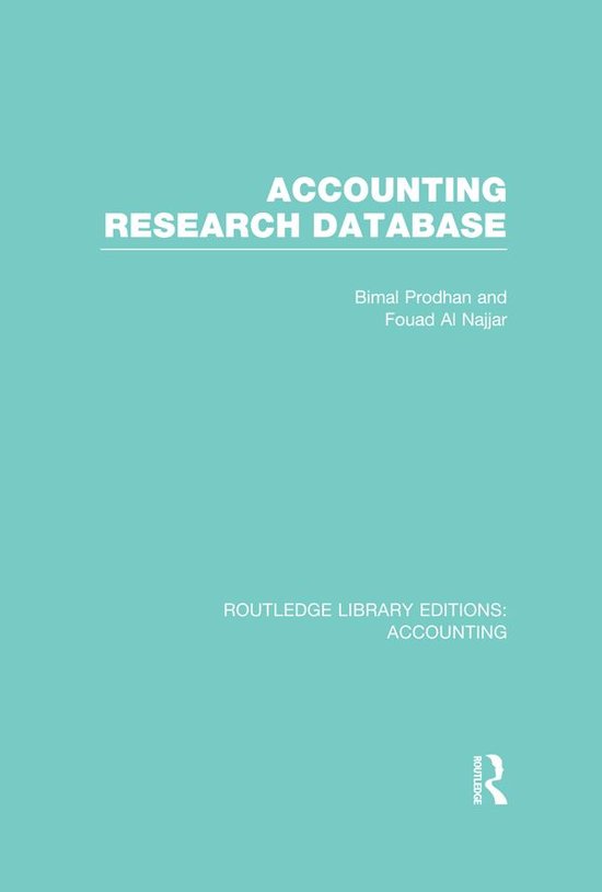 Accounting Research Database - cover