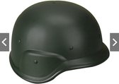 WW2 replica Helm, groen camouflage ,Tactical Adjustable