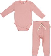 Baby kleding set - Rompertje met broek - Pink