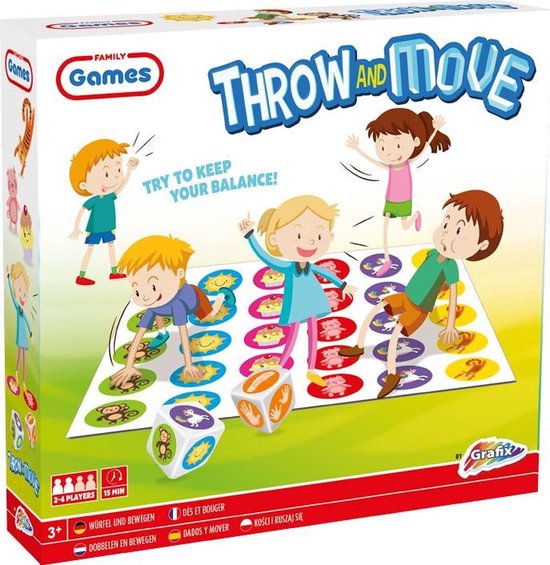 Afbeelding van het spel Twister Throw and Move