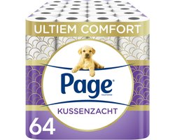 2x Page Toiletpapier Kussenzacht 3-laags 32 stuks