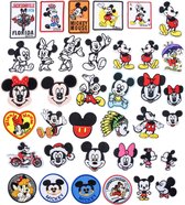 Mickey Mouse Series - 37 delige set -stof & strijk applicatie