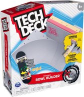 Tech Deck , Bowl Builder X-Connect Park Creator, aanpasbare en opbouwbare schansset met fingerboard, speelgoed voor kinderen vanaf 6 jaar.