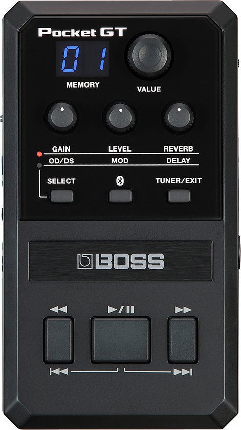 Boss Pocket GT gitaareffect multi-effect compact met