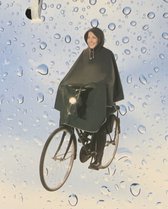 Regenponcho - Poncho - Fiets regenponcho - Met Raampje - Donkerblauw  - Fiets - Unisex